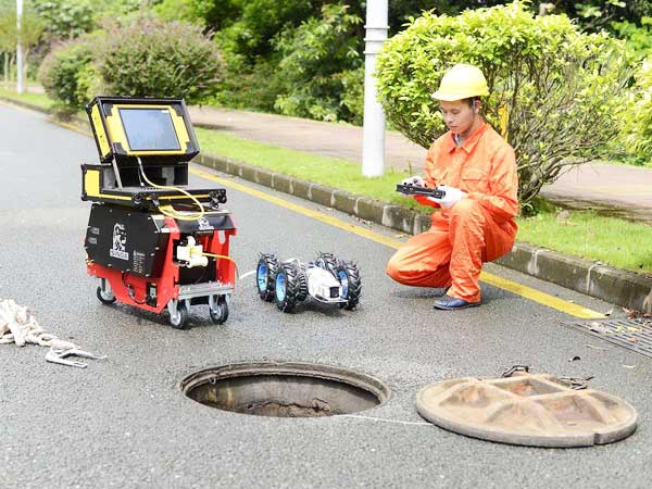 宁陕管道机器人检测